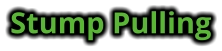 Stump Pulling